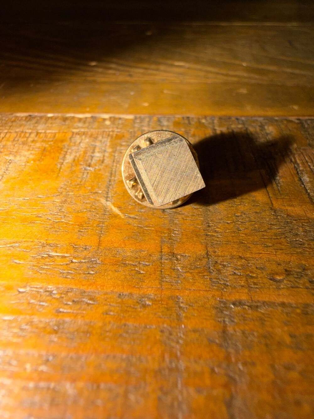 Swank Vintage Square Lapel Pin
